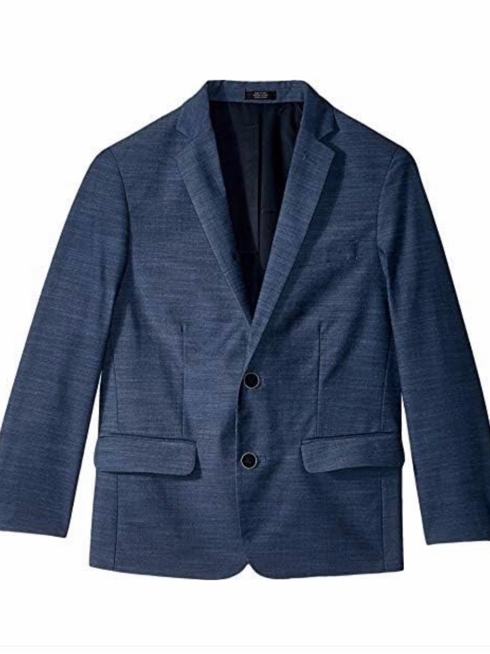 Men's Blue Classic Two-Button Blazer